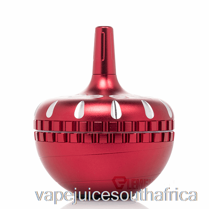 Vape Juice South Africa Cheech Glass 4 Part Spinner Grinder Red